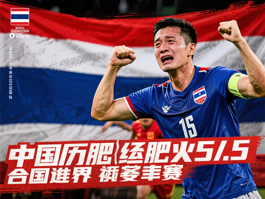 泰国队世预赛海报重提合肥5:1大胜国足往事 前言:泰国队火力全开,海报致敬历史经典—